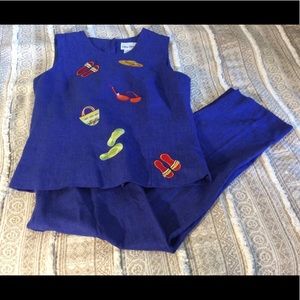 Ultra Dress linen rayon blend outfit